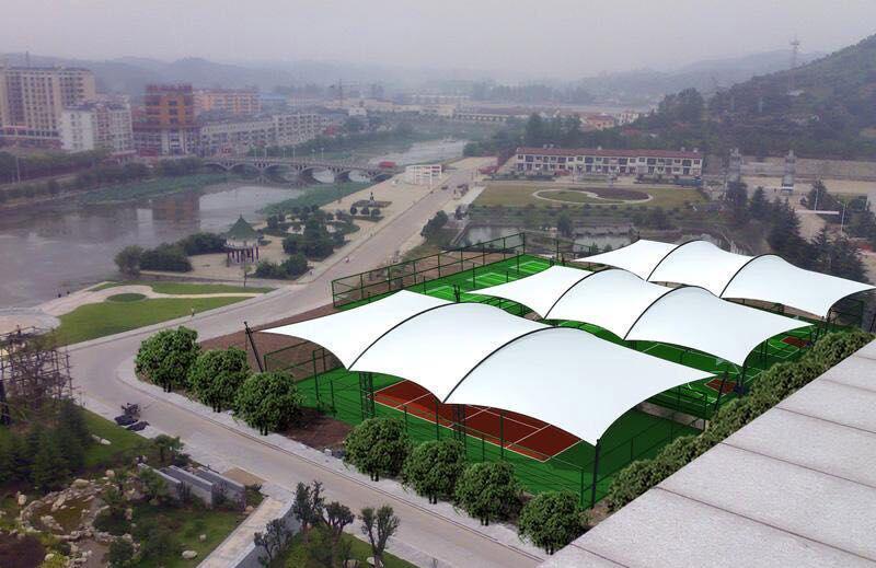 膜结构车棚-工程案例二